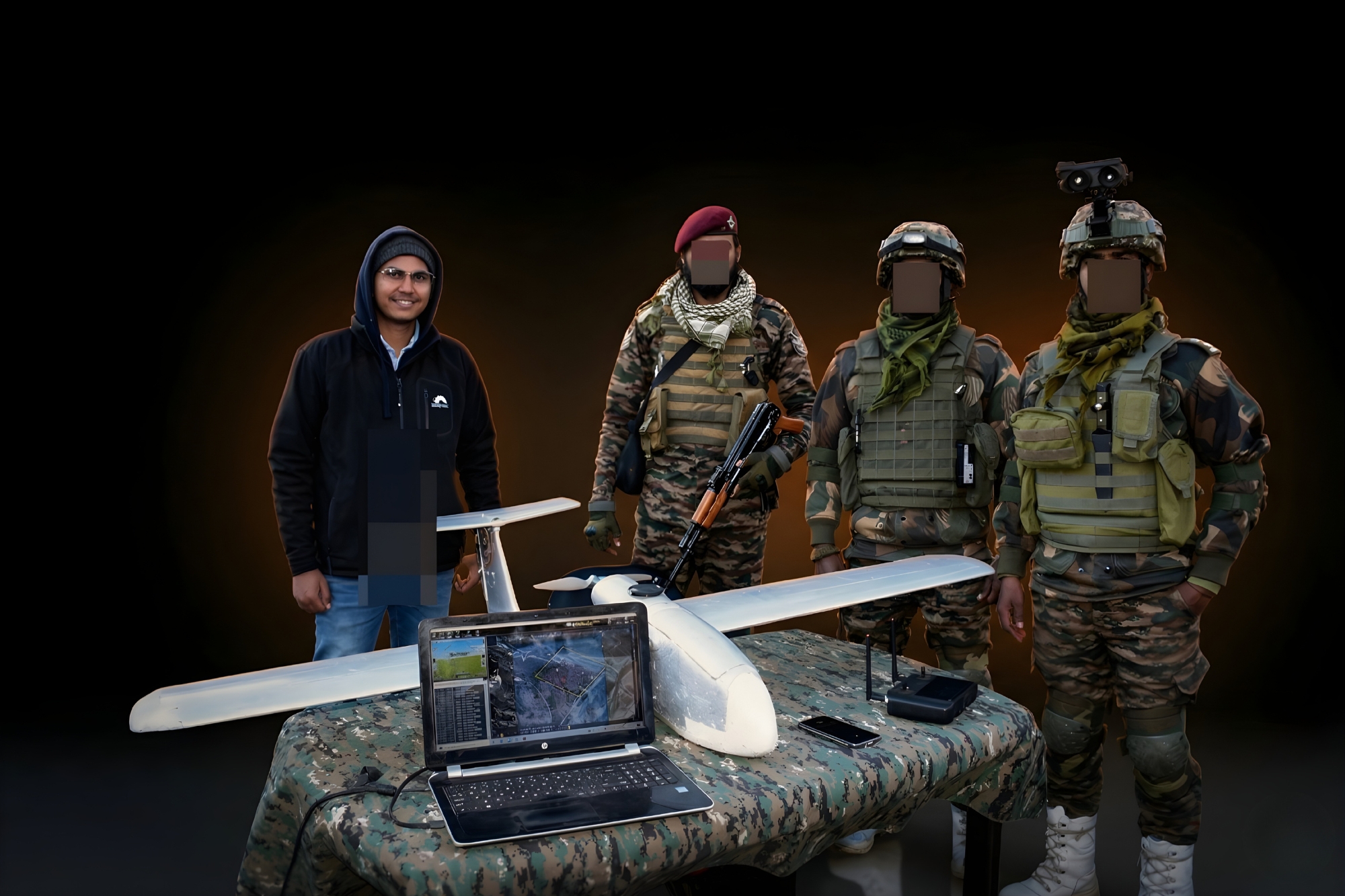 Hoverit advanced drone platform in action